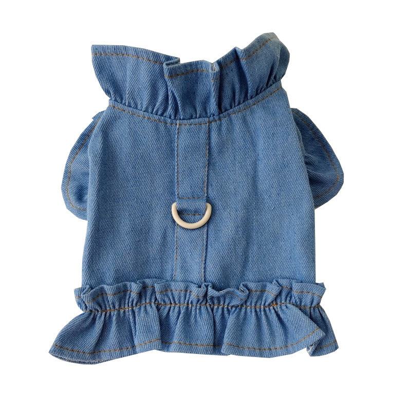 Stylish Pet Denim Dress