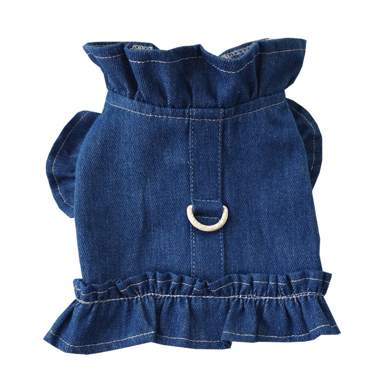 Stylish Pet Denim Dress