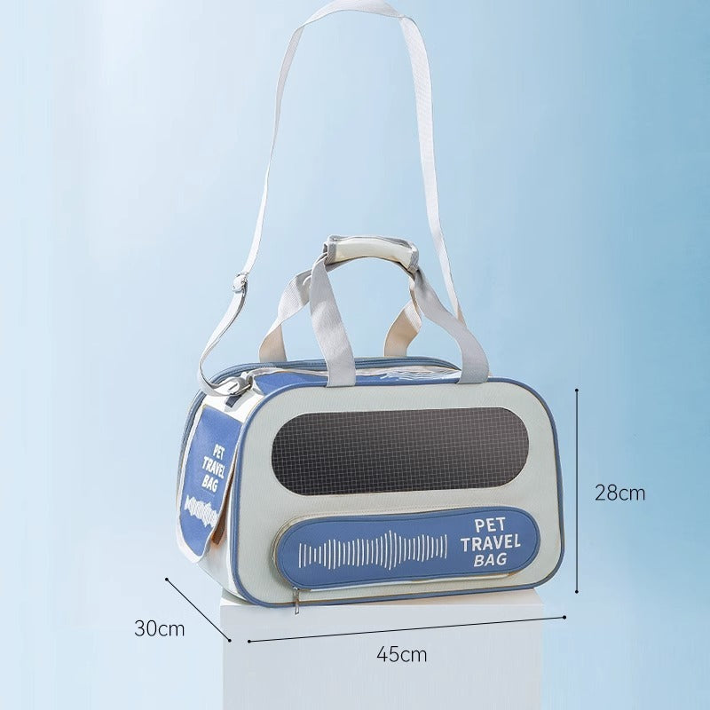 Soft-Sided Pet Travel Carrier – Airline Approved & Foldable