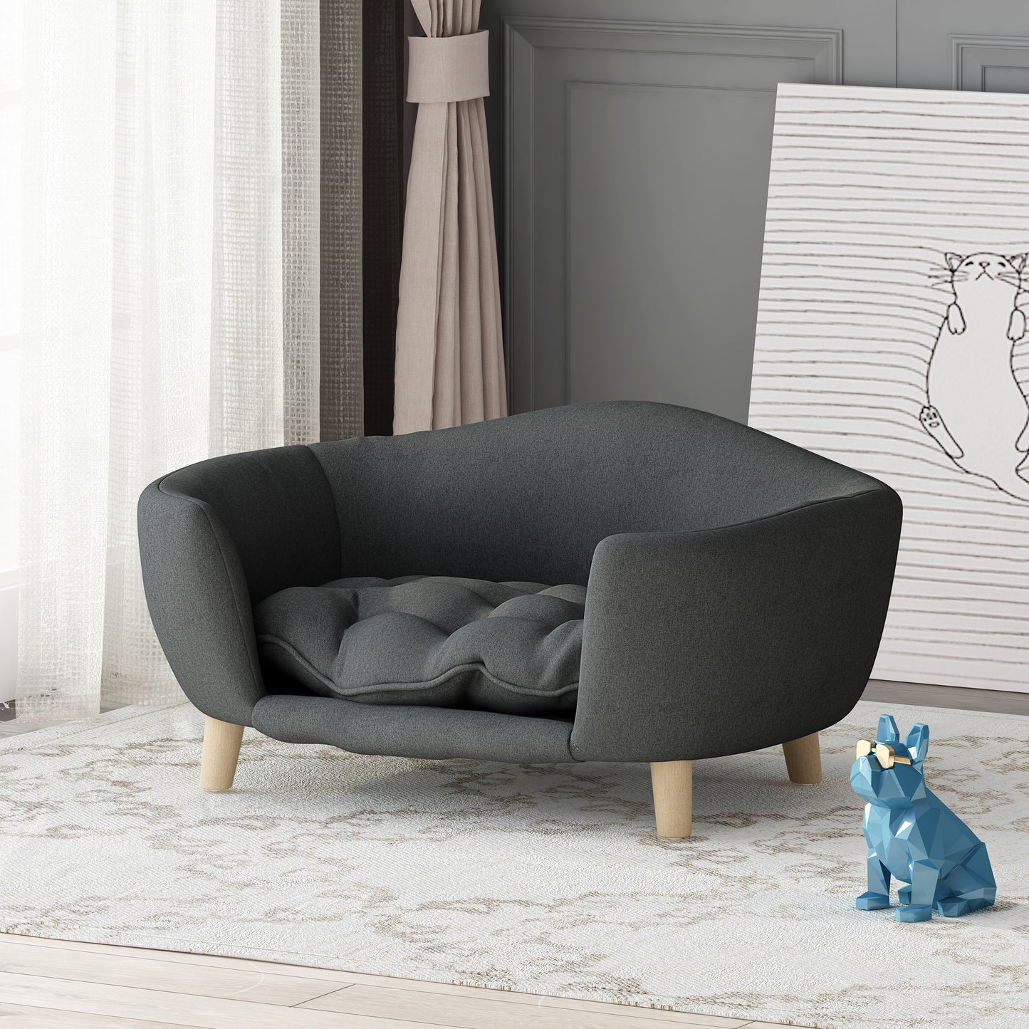 Lounge Luxe – Modern Pet Bed