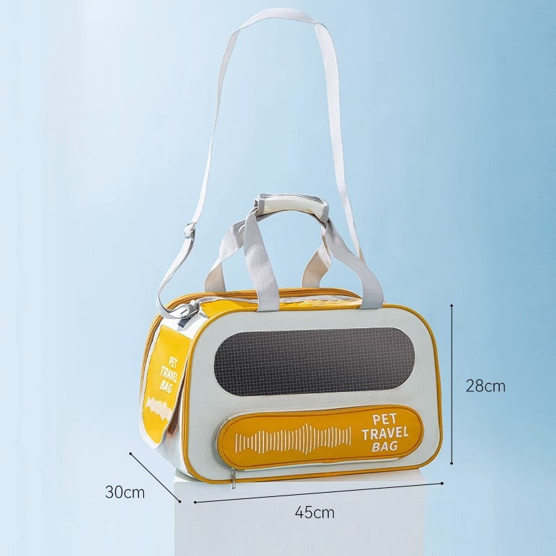 Soft-Sided Pet Travel Carrier – Airline Approved & Foldable